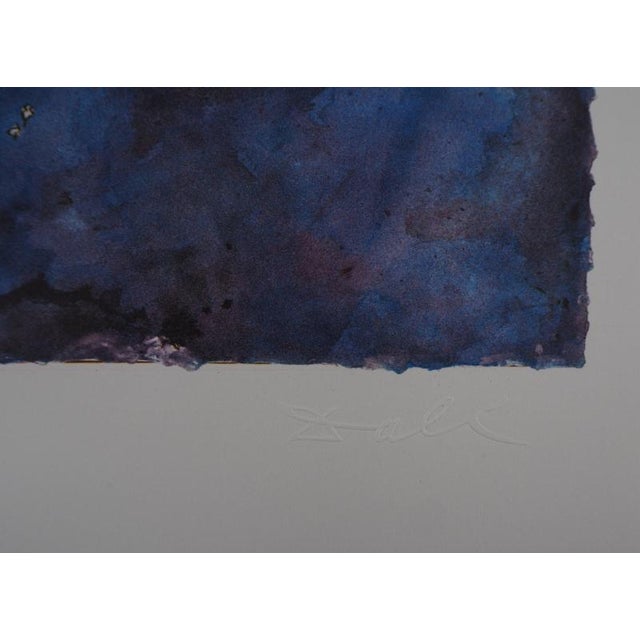 Salvador Dali, The Alps, SNCF (Small Butterfly Suite), Lithograph For Sale - Image 3 of 9
