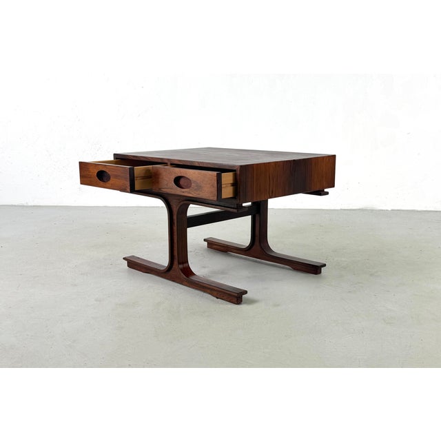 Wood Model 554 Coffee Table by Gianfranco Frattini for Bernini, 1960s For Sale - Image 7 of 14