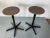 Wood Set of Industrial Adjustable Stools from Galvanitas, 1950s-1960s For Sale - Image 7 of 9