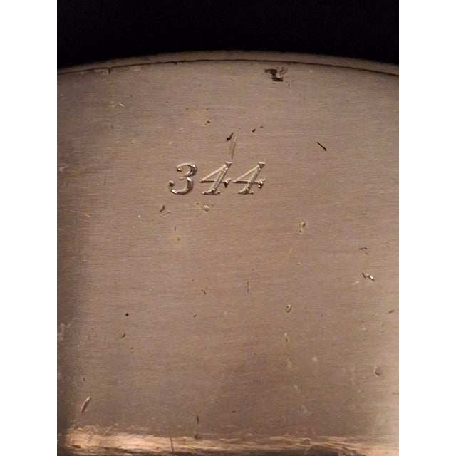 Vintage Silver Plated Havdalah Compendium Spice Box Candle Holder Lions Crest 344 For Sale - Image 17 of 18