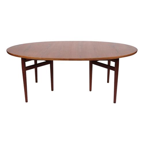 Oval Dining Table in Teak by Arne Vodder for Sibast Furniture Factory, 1960s For Sale - Image 14 of 14