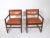 Set of Small Leather Dining Chairs by Edward Wormley For Sale - Image 11 of 11