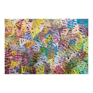 Aboriginal Contemporary Painting Awelye Atnwengerrp by Emily Pwerle For Sale