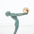 Art Deco Sculptural Onyx & Veria Green Marble Nude Flapper Signed Max Le Verrier For Sale - Image 14 of 17