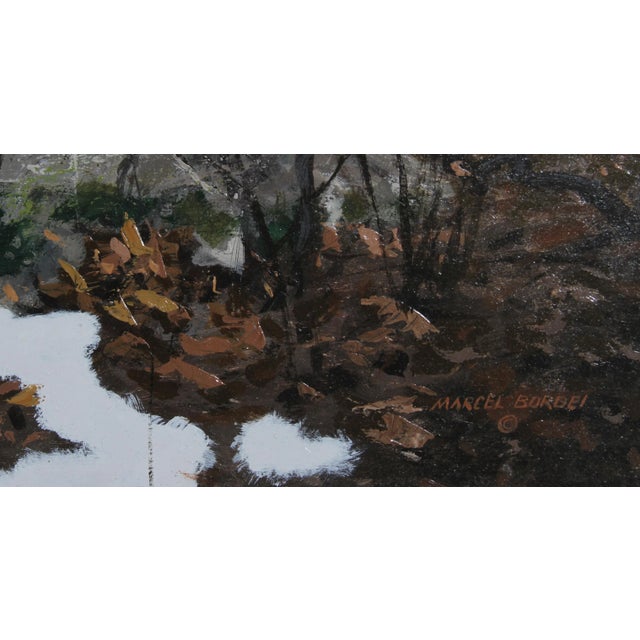 Artist: Marcel Bordei, Romanian/American (1955 - ) Title: Early Spring (Wild Turkey) Year: 2001 Medium: Oil on masonite,...