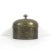 Vintage oval shaped decorative box made from hammered brass with a fitted lid with an ornamental finial on top. This is...