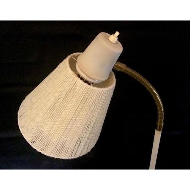 Scandinavian Floor Lamp with Thread Shade attributed to Boréns, 1950s For Sale - Image 13 of 18