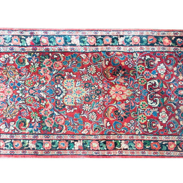 Early 20th Century Persian Sarouk Runner For Sale - Image 4 of 16