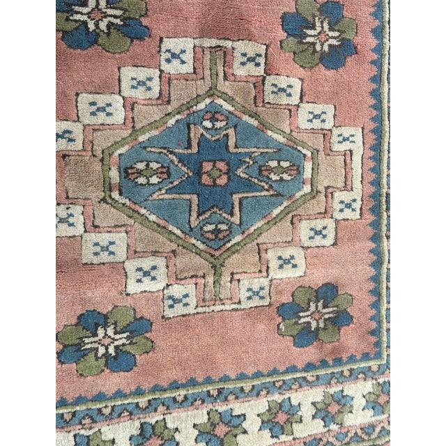 Mid-Century Turkish Square Kars Rug, 1960s For Sale - Image 6 of 13