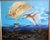 Peter Kolin, Atlantis, Large Surrealist Oil Painting. Viennese Fantastic Realism, 1980 For Sale