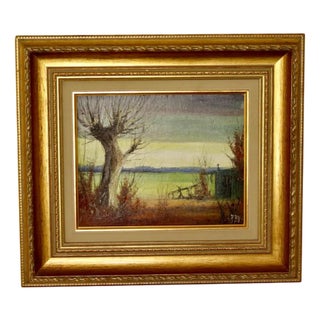Harry Petersen, Nature, 1950s, Oil, Framed For Sale