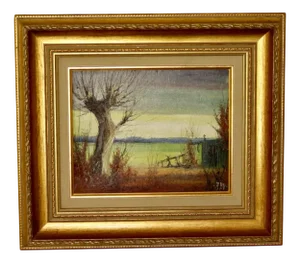 Harry Petersen, Nature, 1950s, Oil, Framed
