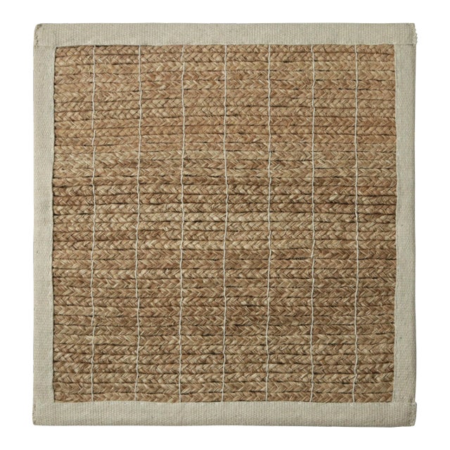 Rug & Kilim Natural Textured Braided Mat Rug, 12' x 15' For Sale
