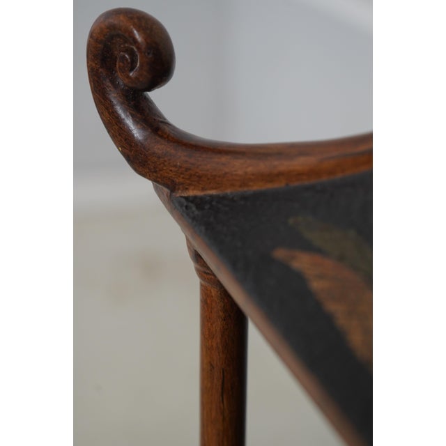 Chinoiserie Decorated Pagoda Chinese Chippendale Curio Shelf For Sale - Image 16 of 18
