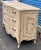 Wood French Louis XVI Style Cerused Painted Commode / Chest With Carved Shell Motif For Sale - Image 7 of 10
