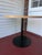 Round Pedestal Dining Table, Oak Laminate Top by West Coast Industries 'Disc Table' For Sale - Image 4 of 6