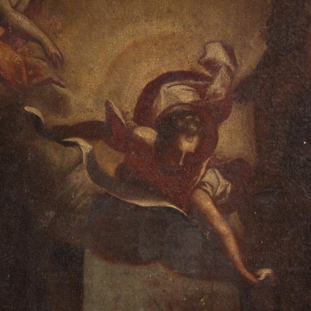 Italian School, Adoration of the Shepherds, 1680, Oil on Canvas For Sale - Image 7 of 16