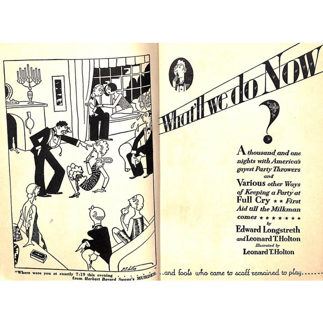Traditional "What'll We Do Now" Book 1928 Longstreth, Edward For Sale - Image 3 of 8