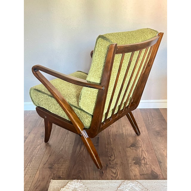 Wood Mid-Century Italian Easy Chair in Bentwood by Guglielmo Ulrich, 1950s For Sale - Image 7 of 11