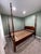 Chippendale Vintage Thomasville Mahogany Collection Queen Size Rice-Post Bed For Sale - Image 3 of 17