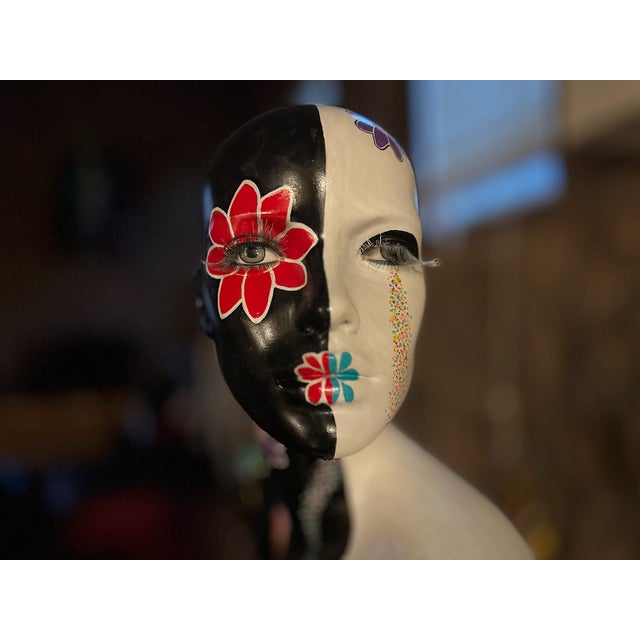 2020s "Speak No Evil" Original Full-Scale Mixed Media Sculpture by Diana Ries For Sale - Image 5 of 8