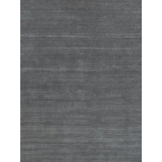 Exquisite Rugs Roche Handmade New Zealand Wool Gray Rug-6'X9' For Sale