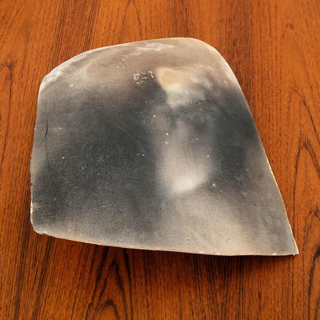 Ceramic Mid Century Modern Art Pottery Tray Bull Cow Art Ceramic Decorative Raku Fired For Sale - Image 7 of 11