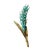 Vintage 14k Gold Turquoise Leaf-Form Brooch, Mid-20th Century, 11.19g For Sale - Image 4 of 8