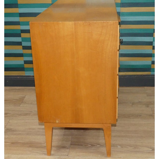 Linen Cabinet in Light Elm Wood, 1960s For Sale - Image 12 of 18