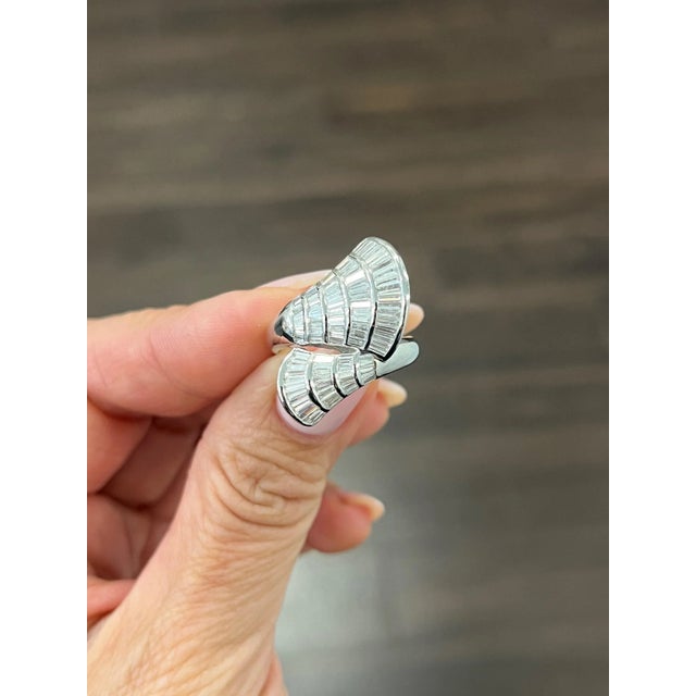 Modern 2.23 Ct Diamond Ring Size 6.75 For Sale - Image 3 of 3