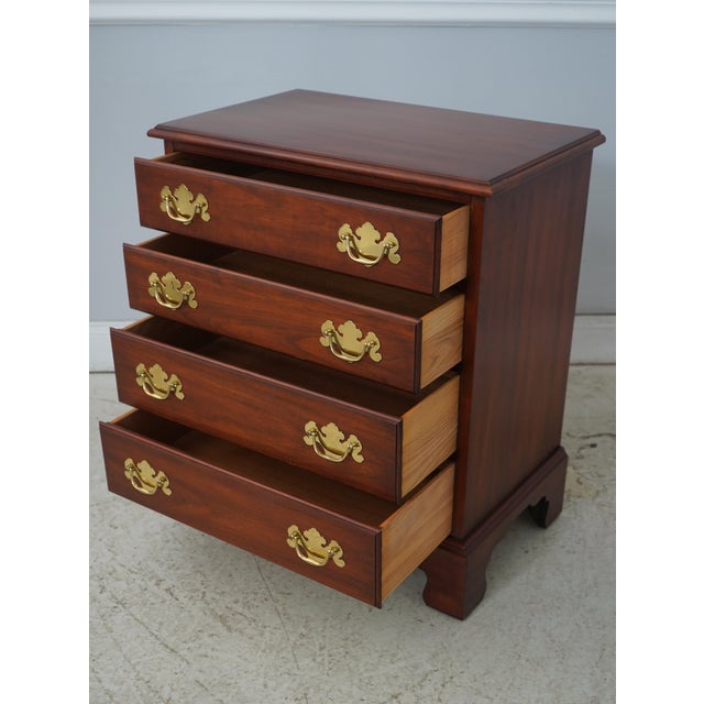 Henkel Harris Pair of Henkel Harris Cherry Nightstands For Sale - Image 4 of 18