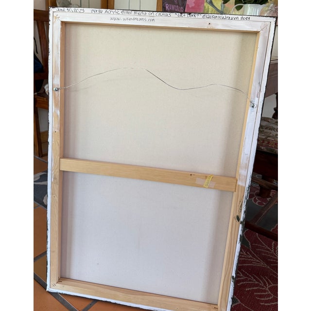 "Got Bark?" a Moose Painting by LWren Walraven For Sale - Image 4 of 10