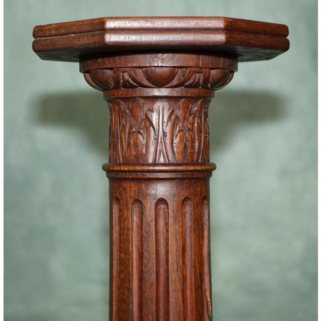 Antique Regency Carved Hardwood 3-Tier Jardinier with Dolphin Supports, 1820 For Sale - Image 15 of 18