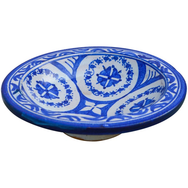 Moorish Ceramic Plate W/ Motif For Sale In New York - Image 6 of 10