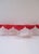 Red Italian Murano Red White Champagne Coupes Glasses by Carlo Moretti, Mid-20th C For Sale - Image 8 of 9