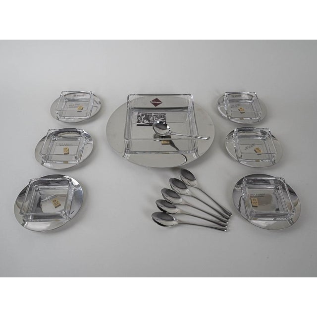 Mid-Century Modern Vintage Italian Dessert Set from Gottinghen, 1970s, Set of 20 For Sale - Image 3 of 10