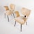Pair of chairs made in Italy in the 1960s. Upholstered in new light yellow velvet. Sturdy and sturdy, with a matte black...