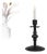 Corolla Candlestick | Handcrafted Metal Flower Design Candle Holder for Rustic Decor For Sale