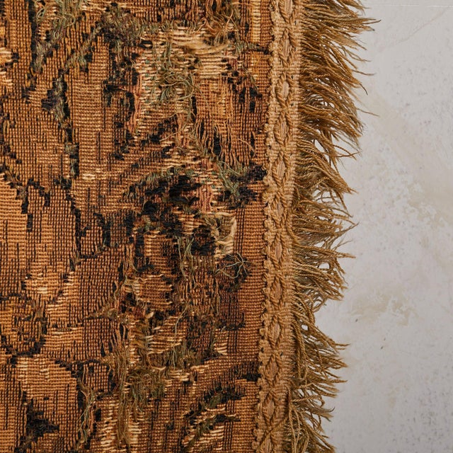 Brown 19th Century French Woodland Tapestry with Hunting Dogs For Sale - Image 8 of 11