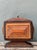 Vintage Tramp Art Wood Box on Pedestal For Sale - Image 4 of 17