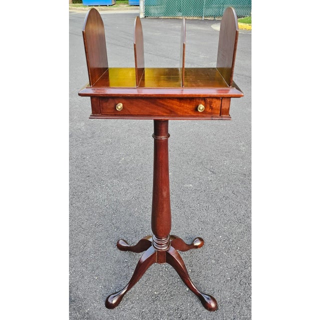 English Antique Late 19th Century Bookstand For Sale - Image 3 of 8