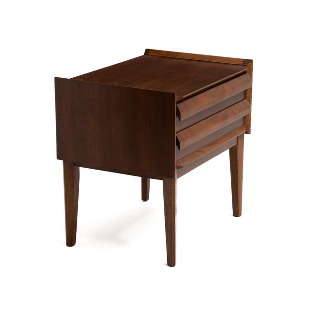 Mid-Century Modern Lane First Edition Walnut Nightstand Mid Century For Sale - Image 3 of 13