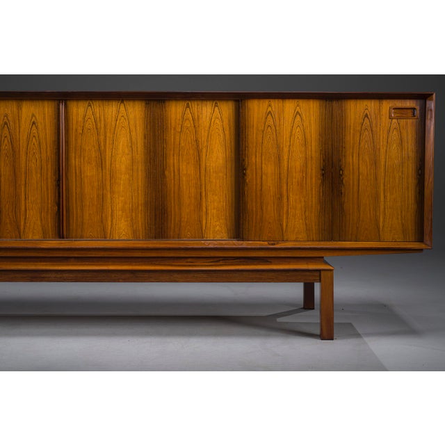 Large Danish Sideboard by Johannes Andersen for Christian Linneberg, 1960s For Sale - Image 6 of 18