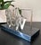 1980s Vintage Do It Now Marble and Brass Mail Paper Holder Desk Accessory For Sale - Image 5 of 12