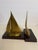 Vintage Brass and Wood Sailboat Bookends For Sale - Image 4 of 5