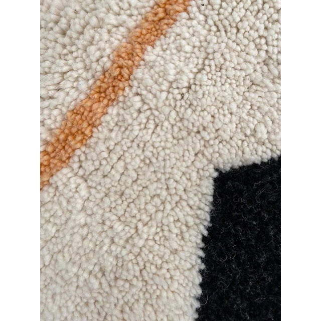 2000 - 2009 Modern Abstract Vintage Moroccan Berber Area Wool Rug For Sale - Image 5 of 8