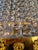 Vintage Large Crystal Tent and Basket Crystal Chandelier Gold Ornaments For Sale - Image 6 of 9