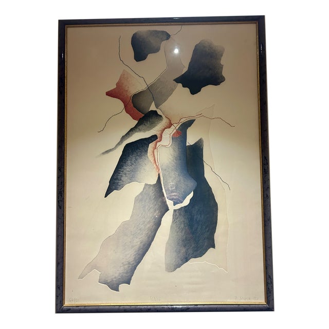 Patrick Jannin Oms, Abstract Composition, 1980s, Engraving For Sale