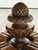 Hand Carved Wood Base + Wood Top, Antique For Sale - Image 10 of 12