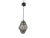 Wrought Iron & Murano Glass Pendant Light, 1950s For Sale - Image 10 of 10